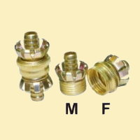 Brass nozzle and hose connector # 261-024 - Are Sheng Industry