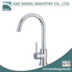 Arch spout single handle kitchen faucet #D01-001