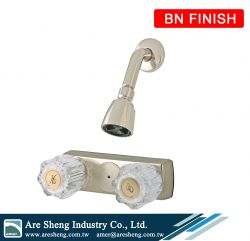4 inch Centerset Wall-Mount Valve With Shower Head