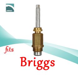 Fits Briggs replacement plastic or metal stem and cartridge –Are Sheng