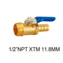 Brass Gas Cock # B41-12- Are Sheng Plumbing Industry
