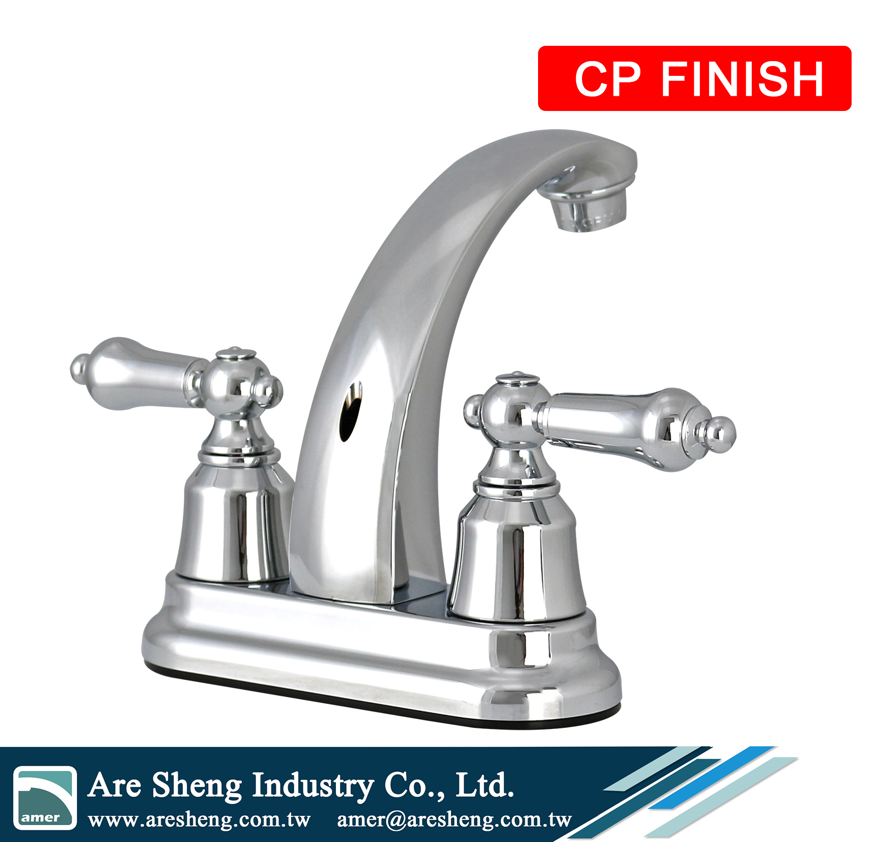 R01-008CP-non metallic 4 inch faucet high rise lavatory faucet