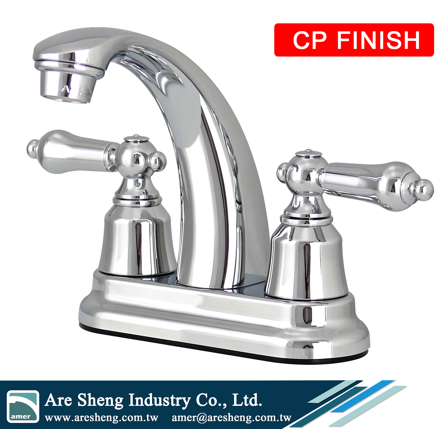R01-008CP-non metallic 4 inch faucet high rise spout-
