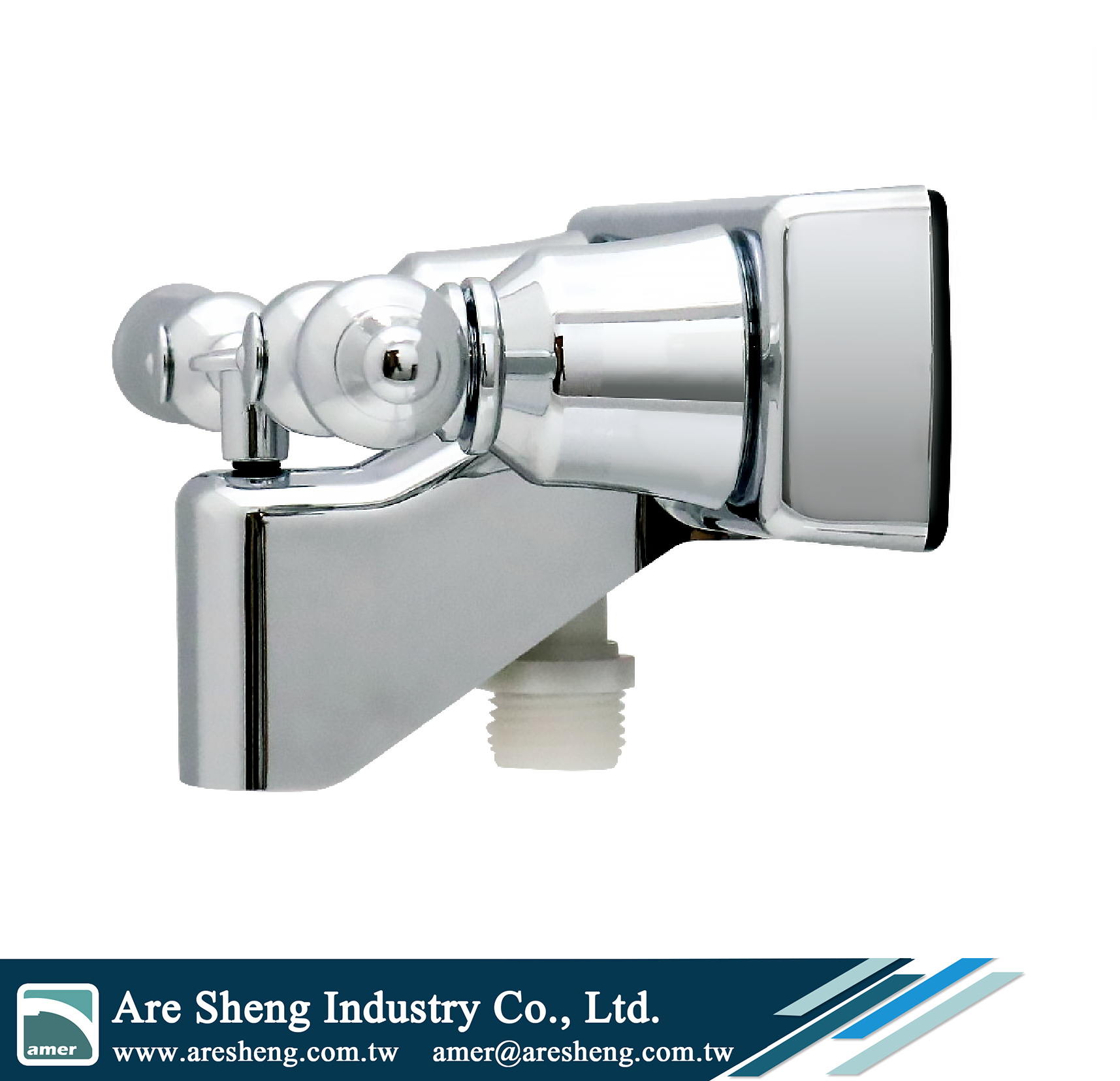 R02-007A RV 2in mobile home tub shower diverter faucet chrome handheld shower kit