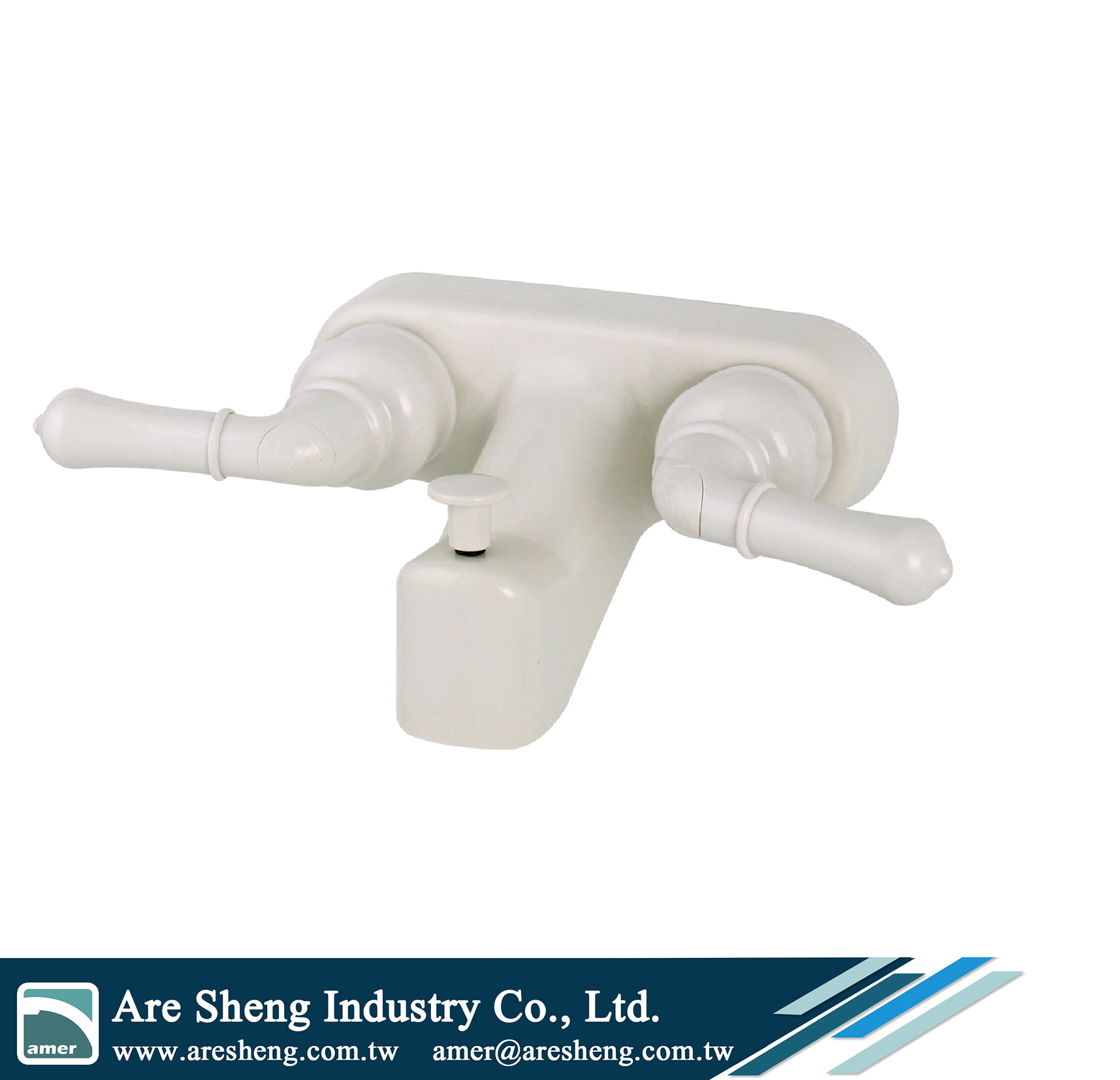 R02-008A RV tub shower diverter vacuum breaker valve only white