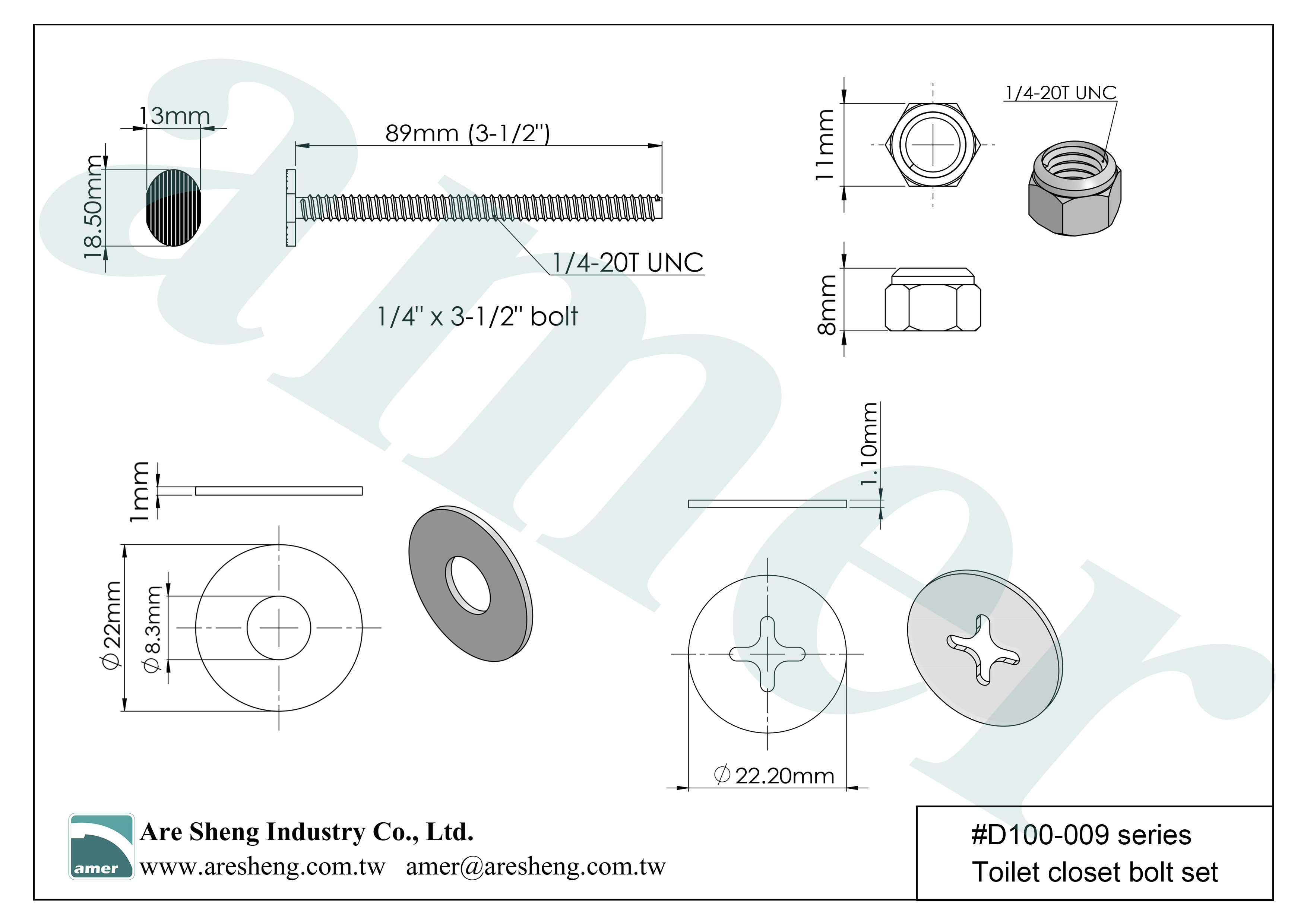 toilet bolt dimension size drawing