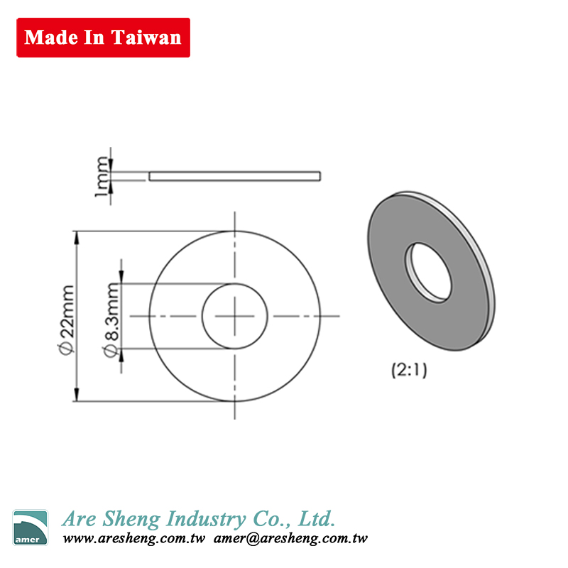 toilet bolt assembly-brass washer 