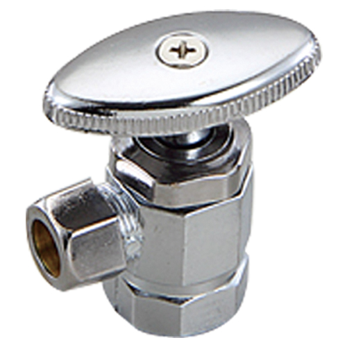 Brass angle valve # 18-001-BC - Are Sheng Plumbing Industry