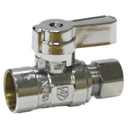Brass straight valve # 181-006 - Are Sheng Plumbing Industry