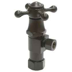 Brass angle valve # D64-005ORB - Are Sheng Plumbing Industry