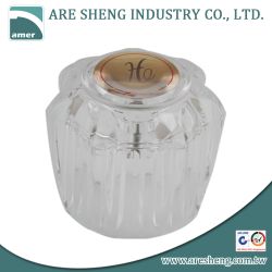 Delta acrylic clear handle knob D36-010