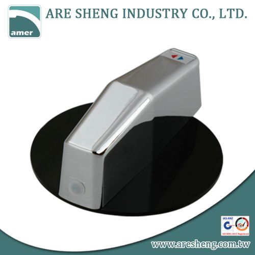 Single Sterling chrome plastic faucet handle D40-002