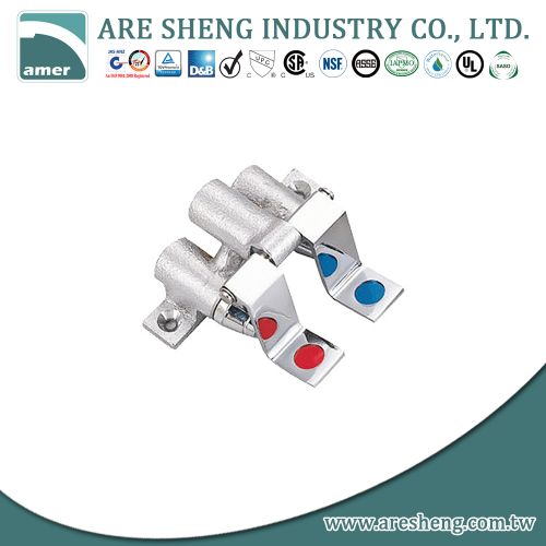 Lead free knee faucet control valve, double foot pedal- Are ...