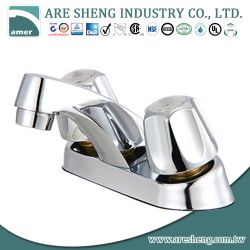 4” lavatory faucet with metal handle in chrome finish 03-001