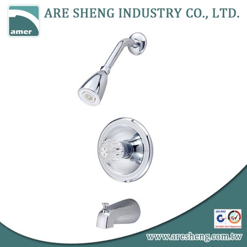 One handle Tub & shower faucet with zinc spout 07-003