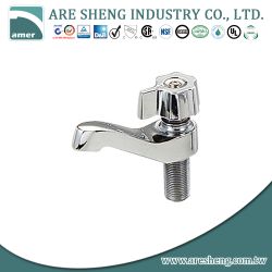 1/2” brass basin faucet chrome plated, with metal handle 28-007