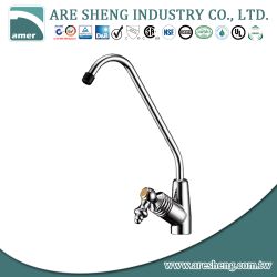 Brass drinking water faucet with brass handle and plastic nozzle D11-003