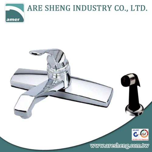 Plastic single lever kitchen faucet #10-004