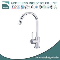 Arch spout single handle kitchen faucet #D01-001