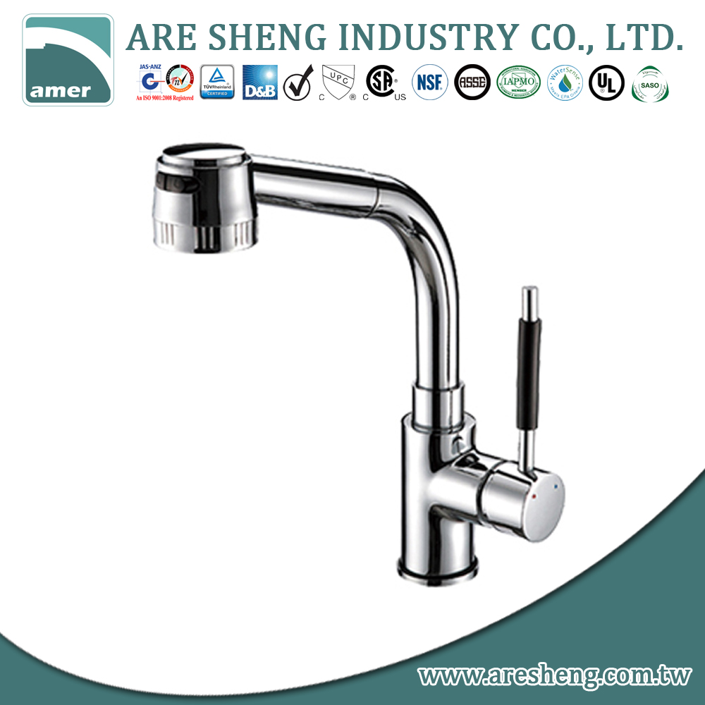 New Design Single Hole Kitchen Faucet With Pull Out Spray Are
