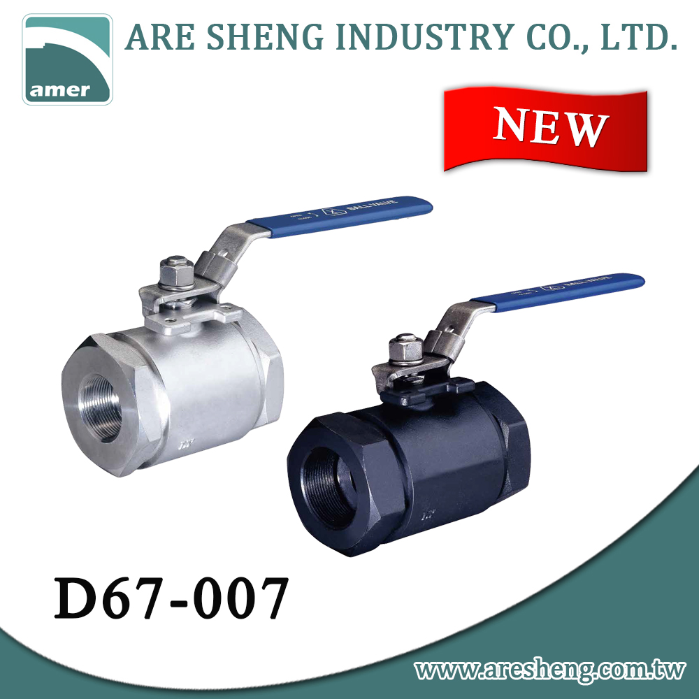 3000 PSI / 6000 PSI High pressure ball valve Are Sheng Industry