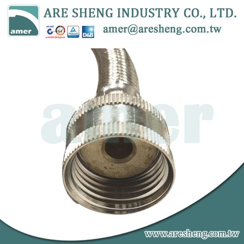 Washing machine connector stainless steel tube