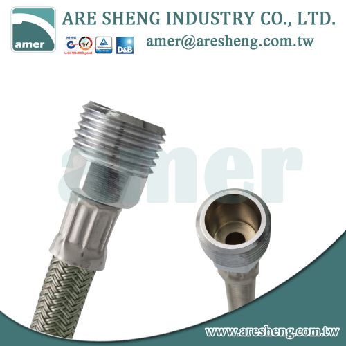 Flexible polymer water supply line 1/2 FIP x 1/2 MIP