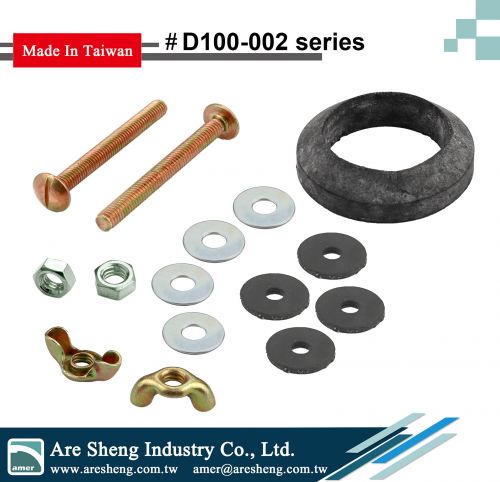 D100-002S-5163- toilet tank bolt installation