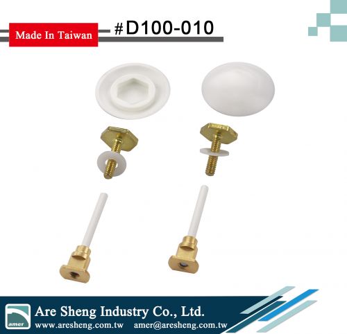 Keeney toilet anchor bolt set