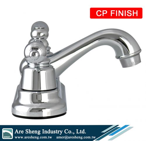 2 lever handle 4 in centerset bathroom plastic faucet, 2 hole deck mount lavatory plastic lever handle faucet without pop up, 4 in lever handle RV mobile home lavatory faucet, 2 lever handle 4 in lavatory faucet pop up, non metallic low arc 2 hole RV mobi