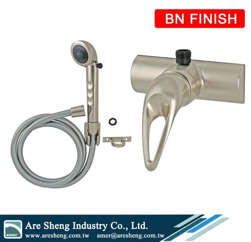 RV 4in single handle shower diverter with matching hand held shower set, RV non metallic single loop handle shower diverter hand held shower set, RV wall mounted shower faucet with hand held shower chrome, replacement RV shower diverter valve single lever