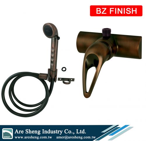 RV 4in single handle shower diverter with matching hand held shower set, RV non metallic single loop handle shower diverter hand held shower set, RV wall mounted shower faucet with hand held shower chrome, replacement RV shower diverter valve single lever